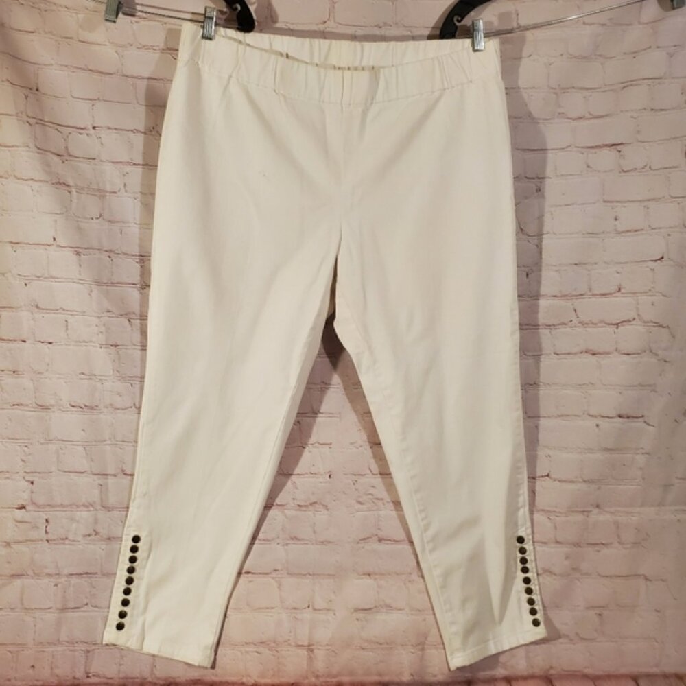 Soft Surroundings Metro Leggins/ Pants with Button Accents Size 2x